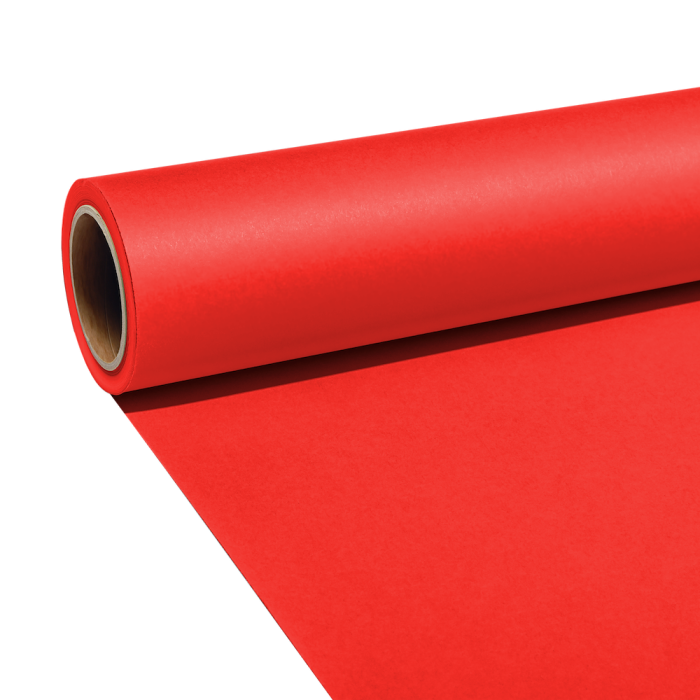 Fond Papier 1,35 x 11 m Rouge - Candy Cane Red - JB01879-BWW