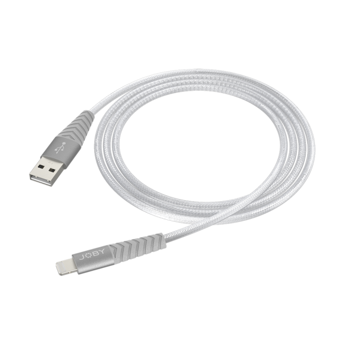Charge and Sync Lightning Cable  Silver - JB01814-BWW | Joby New US
